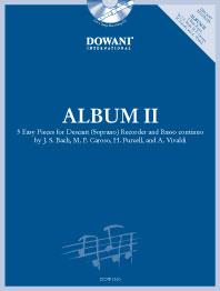 Album Vol. II - 5 Easy Pieces for Descant (Soprano) Recorder and Basso Continuo - sopránová zobcová flétna